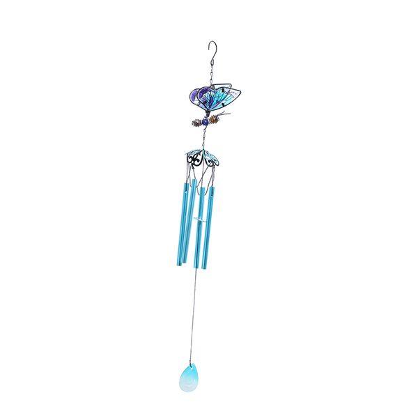 

butterfly wind chime bell garden ornament indoor window hanging decor