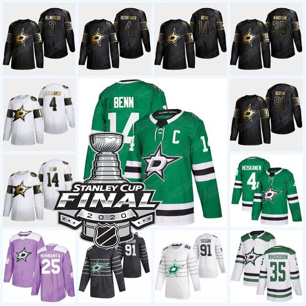 

jamie benn dallas star 2020 stanley cup final john klingberg thomas harley tyler seguin alexander radulov joel kiviranta, Black;red