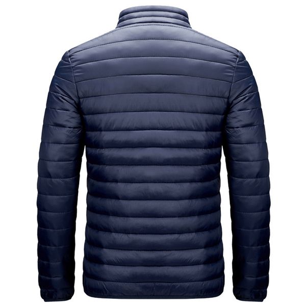 

men's winter warm outdoor down jacket fashion ehyuh, Black