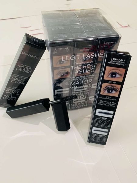 

good quality makeup legit lashes double-headed mascara 2 mascaras combined for maximum impact ing