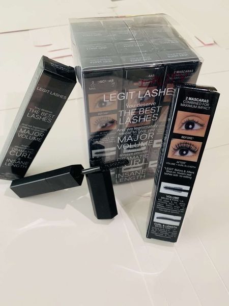 hochwertiges Make-up LEGIT LASHES Doppelkopf-Mascara 2 Mascaras kombiniert für maximale Wirkung, kostenloser Versand