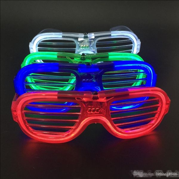 

led glasses cold light glint luminescence plastic window shades shape spectacles birthday party flash eyeglass sunglasses popular 2 7hg c r