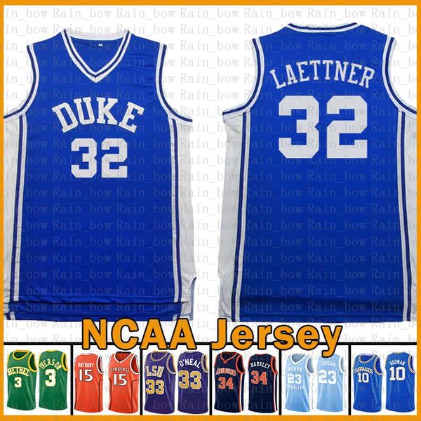 

duke blue devils christian 32 laettner kawhi ncaa lebron 23 james 2 dwyane 3 wade basketball jersey leonard stephen 30 curry allen iverson, Black