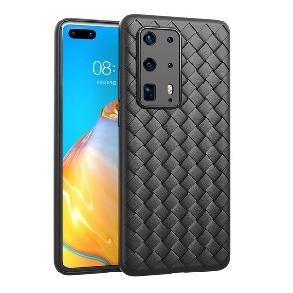 

soft tpu weave phone case for huawei p40 pro plus mate 30 pro p30 p20 v30 pro iphone 11 xs max xr 6 7 plus 6s apple 10 ultra-thin back cover
