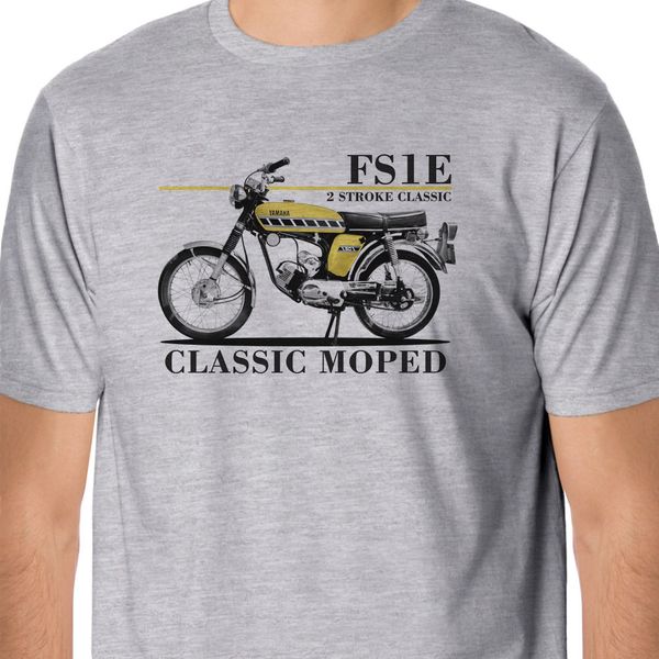 

2019 new fashion brand o-neck oversize style tee shirts retro bikes fs1e classic moped inspired printing on t shirt