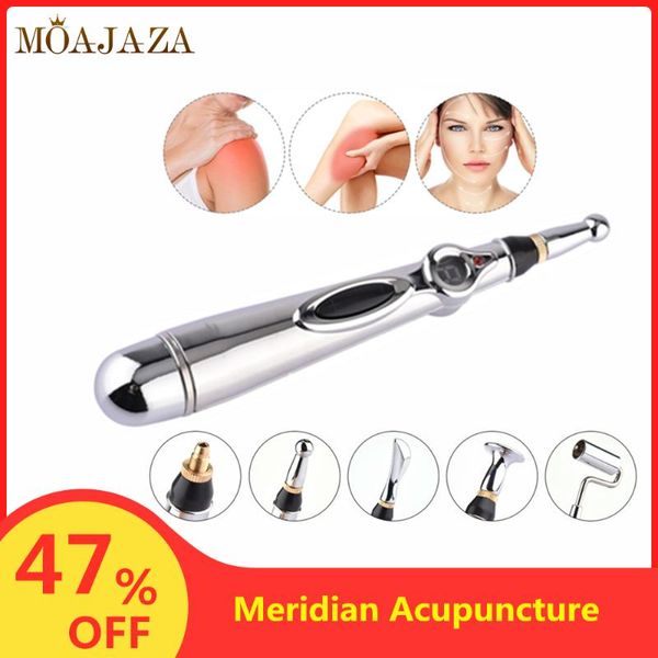 

electronic acupuncture pen electric massage pen meridians laser therapy energy relief pain tool body acupoint massager new