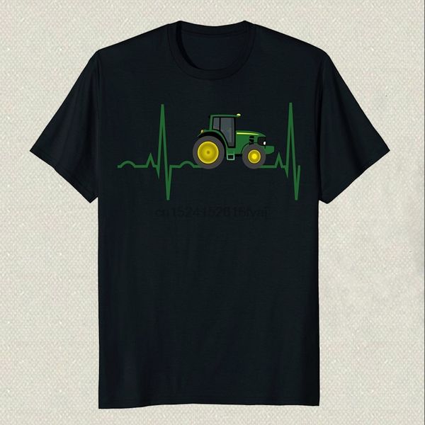 

new men's tractor heartbeat shirt tshirt for farmers