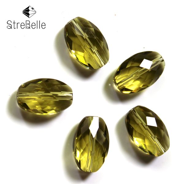 

other 26 grade crystal oval shape beads multi colors 42faces shinning flat for diy jewelry making