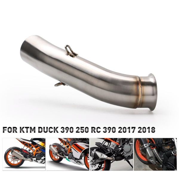 

for duke 390 250 125 duke390 rc390 motorcycle intermediate exhaust pipe connecting pipe fittings 2020 2020