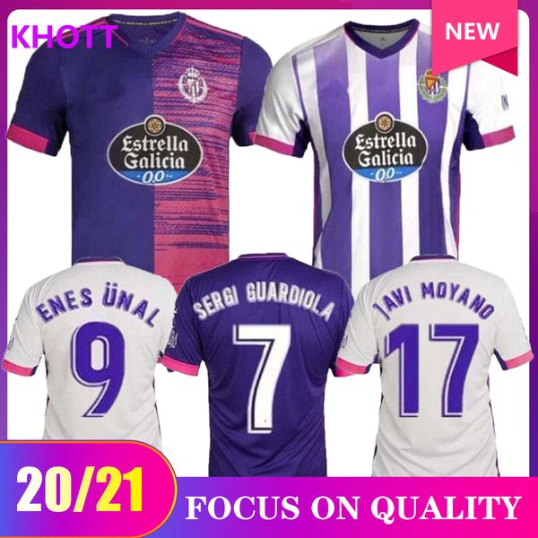 

20 21 real valladolid soccer jersey 2020 2021 fede s. r. alcaraz oo sergi guardiola óscar plano camisetas de fútbol men kids football shirts, Black;yellow