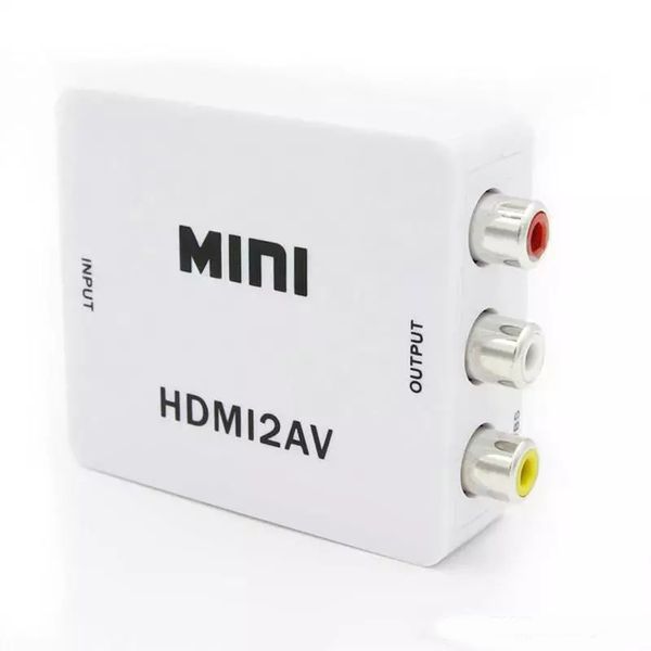 

1080p mini hdmi to cvbs converter mini hd video converter mini hdmi to av converter support ntsc pal with retail package om-cd8