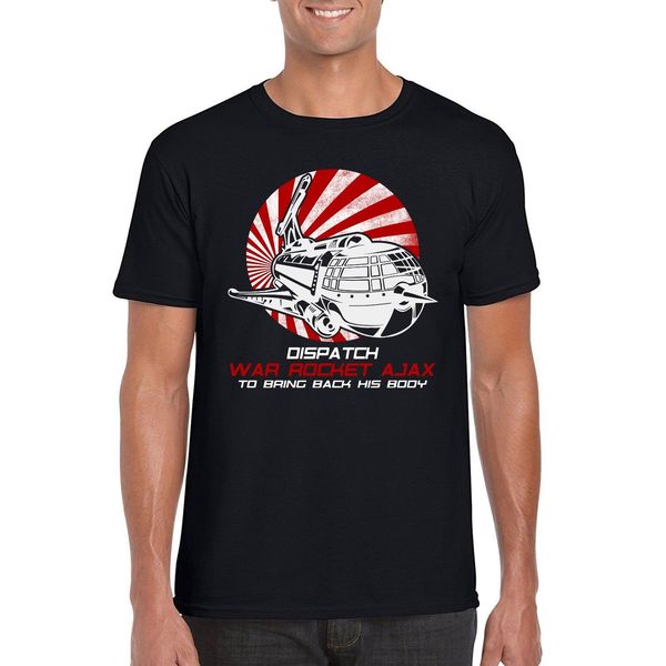 

2019 new summer tee shirt dispatch war rocket ajax t-shirt, comic superhero fiction spaceship parody cool t-shirt