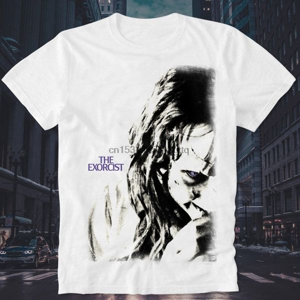 

the exorcist exorzist regan macneil linda blair satan satanic goth gothic horror movie cult retro vintage 70s t shirt(2