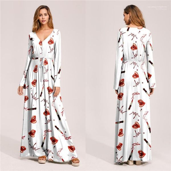 

long dresses long sleeve womens holiday dress flora printed womens bohemian dresses designer split summer beach, Black;gray