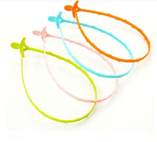 

smiley face sewer cleaning gadget hair cleaner sink anti-blocking cleaning hook sewer through the toilet dredging tools hook
