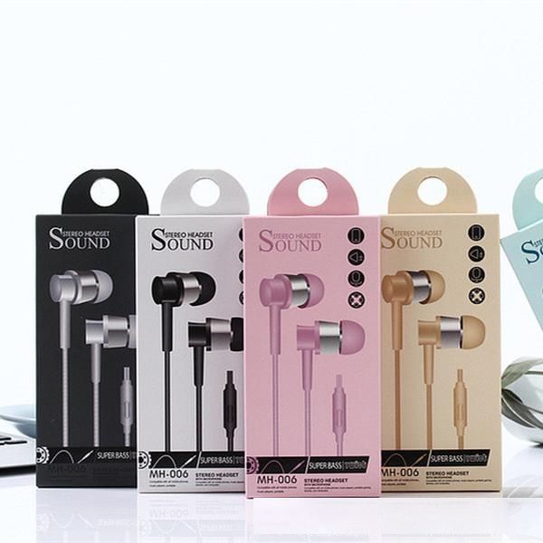 

3.5mm stereo in-ear earphones for samsung s8 s7 s6 iphone htc earphone earbud headset headphones braided woven nylon cable with mic