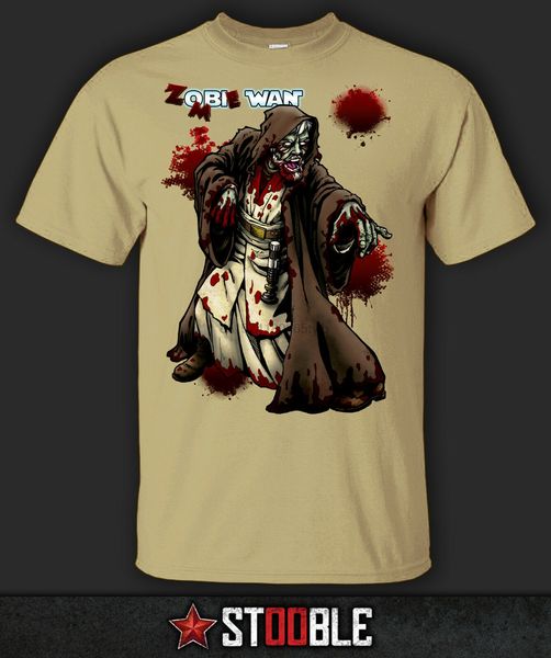 

zombie wan kenobi t-shirt - direct from stockist