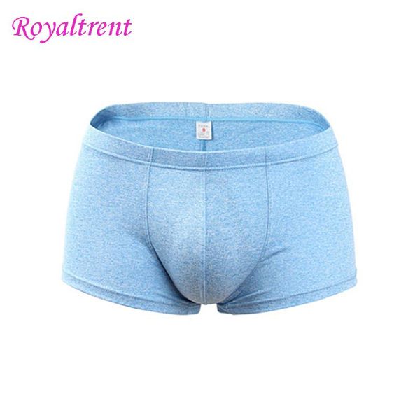 

1 pack men boxer stretch comfortable breathable cotton underwear -2xl 4 color, Black;white
