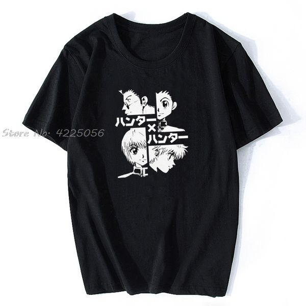 

anime hunter x hunter t shirt print fashion men cotton tshirt tees streetwear