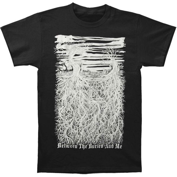 

between the buried and me mens roots t-shirt blacknew t shirt spring summer