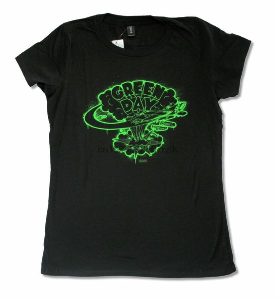 

green day green dookie girls juniors black t shirt new official(1
