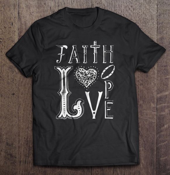 

men t shirt faith hope love version 2 women t-shirt