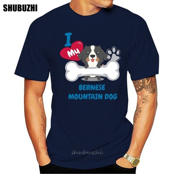 

men's bernese mountain dog t shirt customize tee shirt euro size s-3xl costume fitness funny casual spring autumn letter shirt