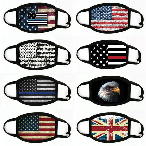 

мода америка флаг маска пыле маски дышащий солнцезащитная регулируемые доллары печать защитных masksmasks # 898, Black