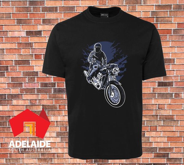 

2019 fashion t-shirt printed night rider cool new design motor bikes tee shirt