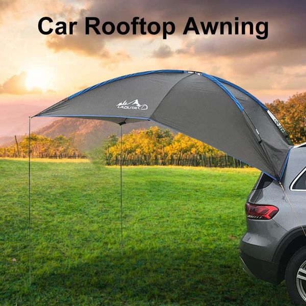 

outdoor self-driving multi-person barbecue camping portable car tail tent car side tent sunshade tail extension