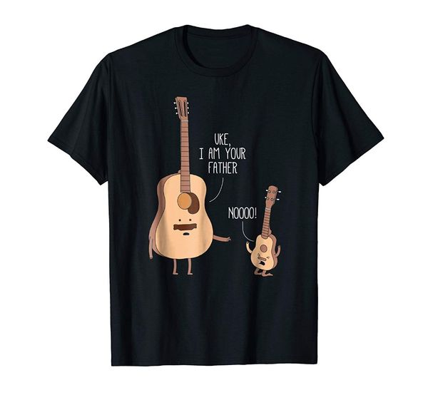

fashion uke i am your father t shirt ukulele guitar music print casual t-shirt men brand