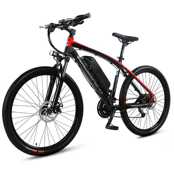 

26-inch electric mountain bike smart pas 48v lithium battery 250w achterwiel motor ebike 27 variable speed electric, Silver;blue