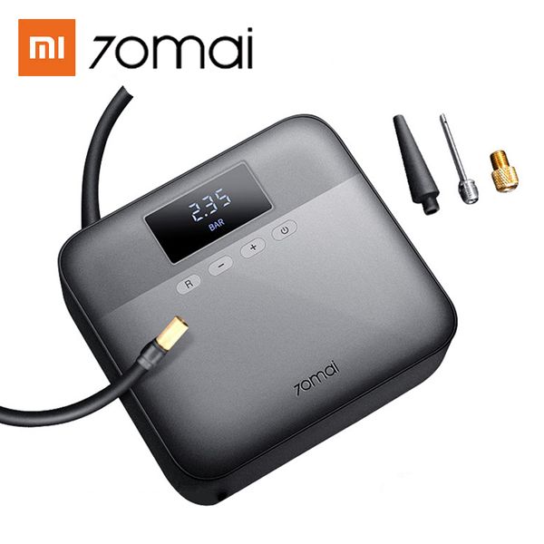 Xiaomi 70mai 12V Pompa ad aria per auto elettrica protettiva Mini compressore Gonfiatore per pneumatici Pompa per pneumatici automatica