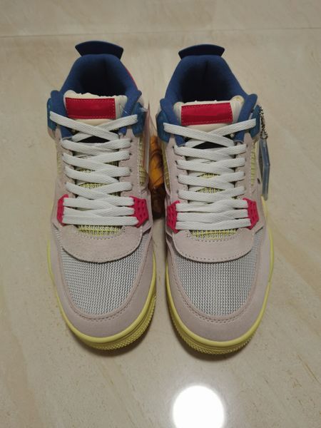 

retro 4 sneakers jorden man basketball shoes union guava ice dc9533-800