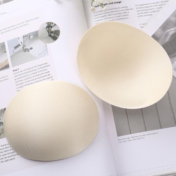 

5 pairs women round bra pads push up inserts padded sponge breast pad for sports bikini bra intimates accessories, Black;white