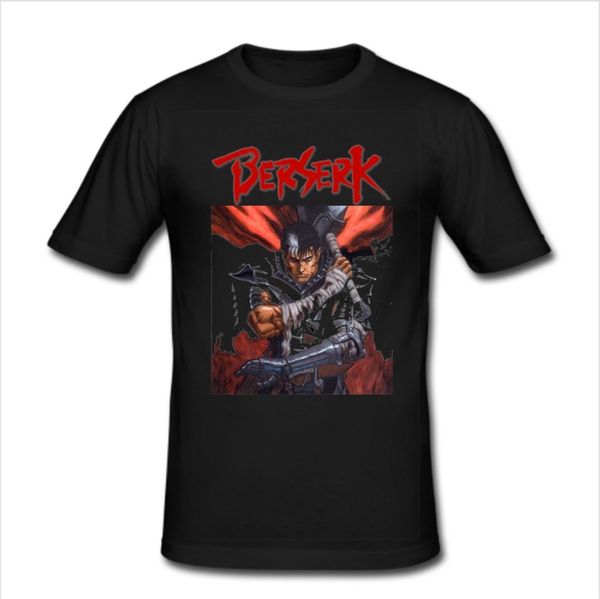 

мужчины slim fit t shirt размер берсерк anime manga # 3 печать тройники с коротким рукавом o-образным вырезом