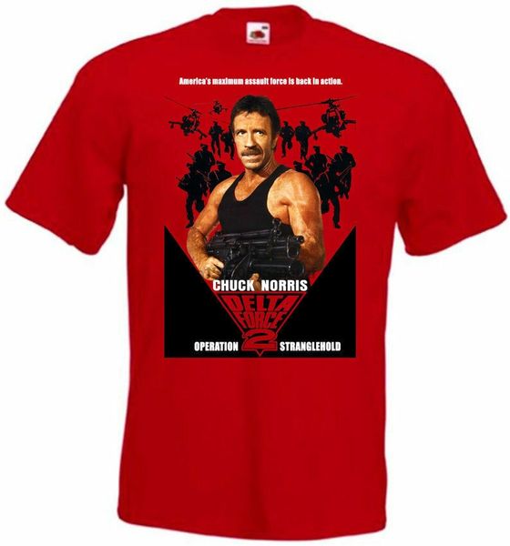 

delta force 2 ver.1 t-shirt red movie poster all sizes s...5xl