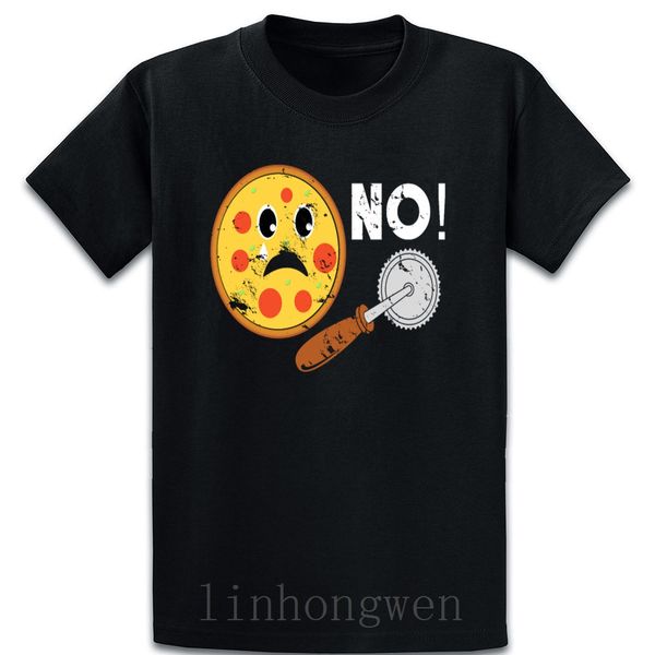 

no pizza cutter sad pizza gift kids funny t shirt tee shirt letters plus size 5xl printed funny casual unique loose