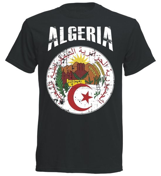 

2019 summer fashion algerien t-shirt algeria men footballer vintage tee shirt for men