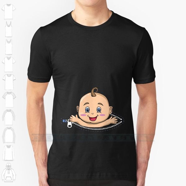 

peek a boo custom design print for men women cotton new cool tee t shirt big size 6xl peek a boo preggers pregnancy
