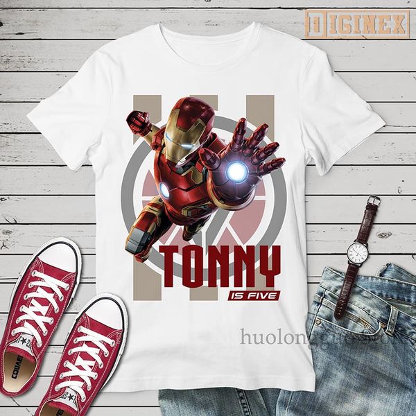 

iron man custom birthday tshirt image iron man birthday party decor iron man shirt iron-on transfer file superhero tony stark