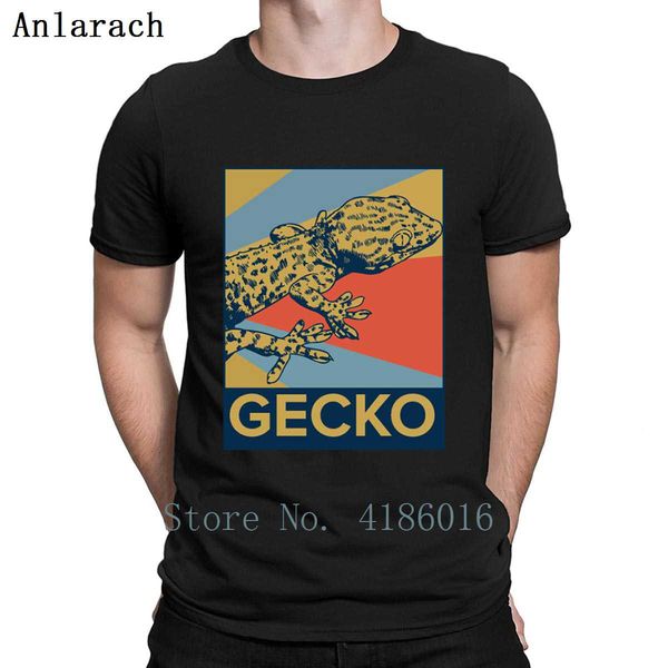 

gecko animal reptile lizard salamander pet gift t shirt family create new fashion tee shirt spring autumn crew neck homme shirt