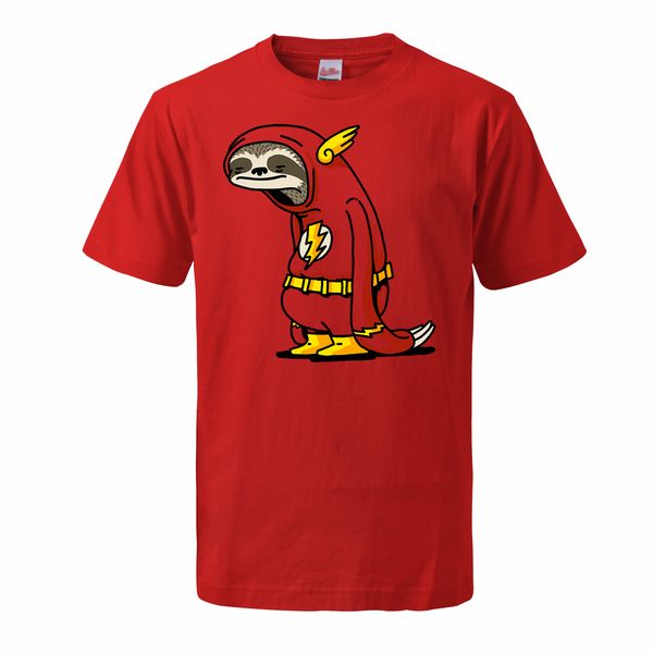 

2019 summer new men the flash t-shirt funny 100% cotton cute tee o-neck short sleevet shirt casual streetwear