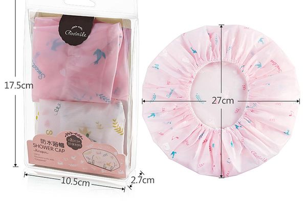 

shower caps 1pc waterproof cap women bath female headgear shampoo baby for bathroom