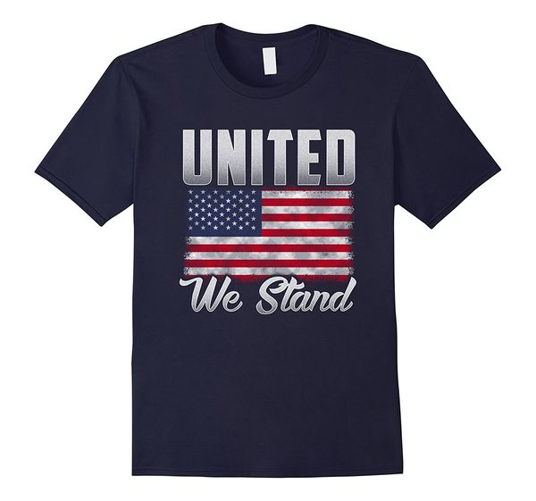 

2019 new summer охладить tee shirt united we stand патриотическое американская футболка хлопковая футболка