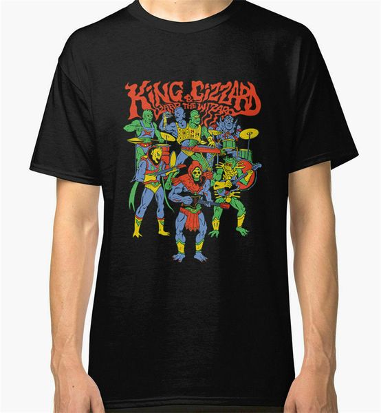 

new king gizzard and the lizard wizard men's t-shirt tee us 100% cotton trend streetwear tee tshirt