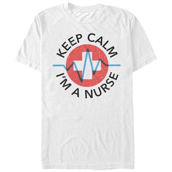 

подбородок keep calm я медсестра женщин graphic tee boyfriend