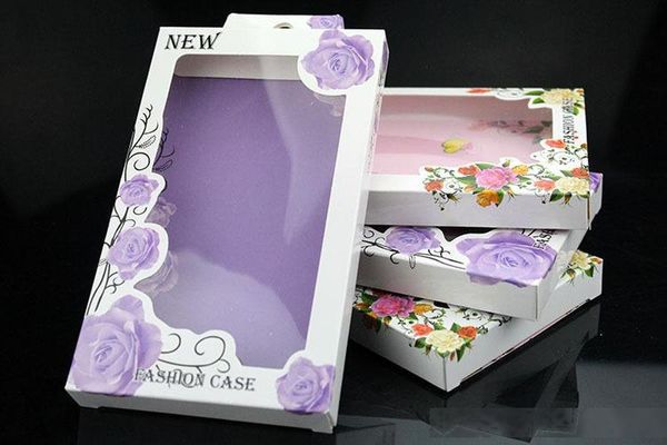 

200pcs qulity mobile phone case retail packaging box paper packaging for iphone6 6 plus 5 5s 4s for samsung s4 s5 case packing