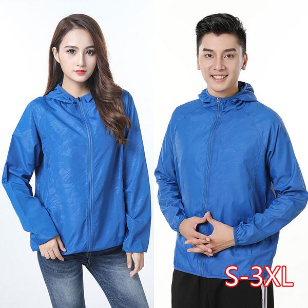 

2020 new summer women men's rain jackets coats fashion ladies long sleeve windproof rain coats plus size, Black;brown