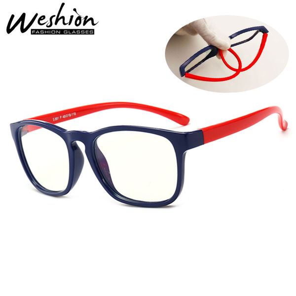 

kids blue light blocking glasses children optical frame transparent eyeglasses filter reduces digital eye strain gaming uv400, White;black